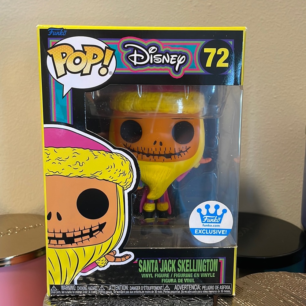 POP Disney Santa Jack Skellington #72 Brand New